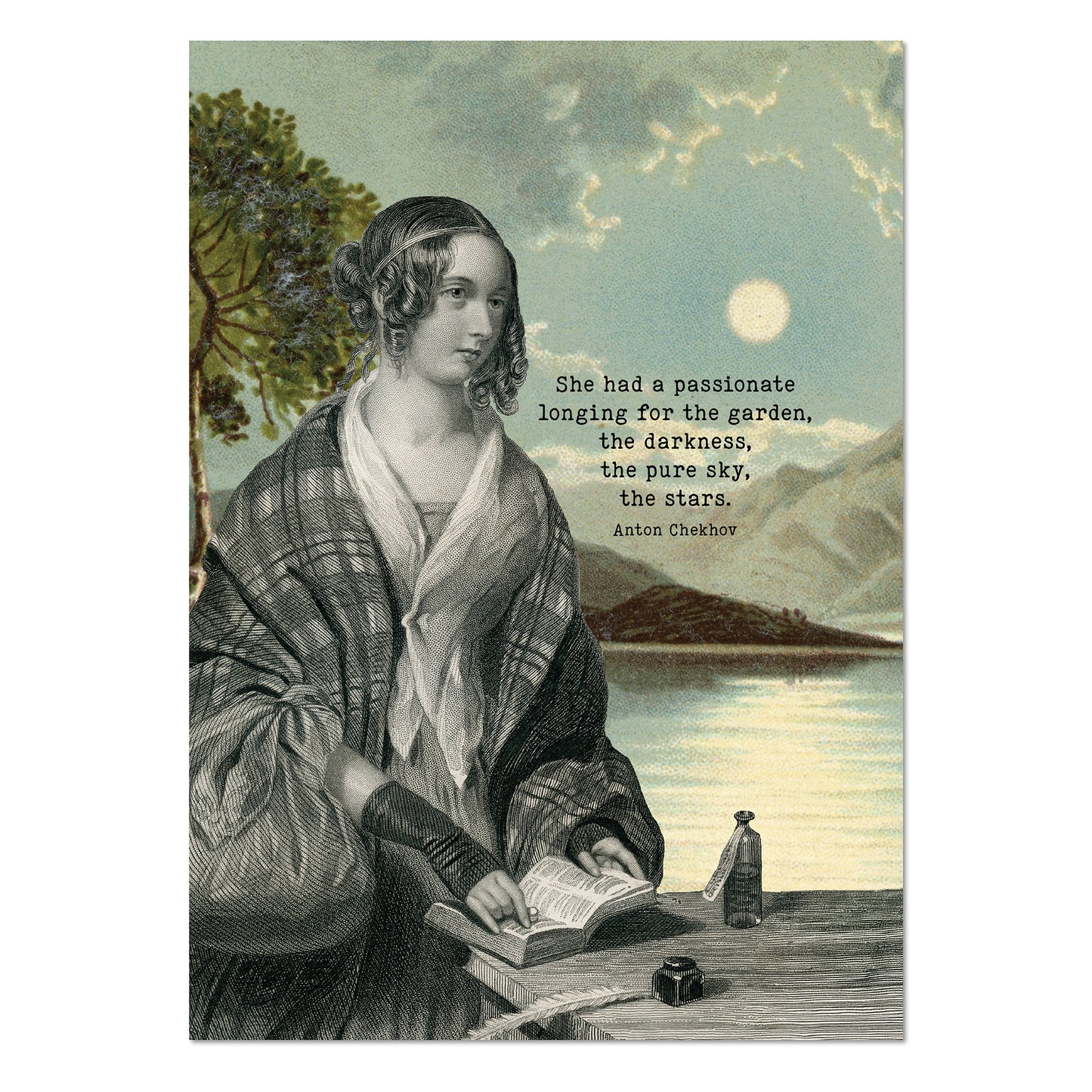 The Pure Sky, The Stars – 5×7 Art Print