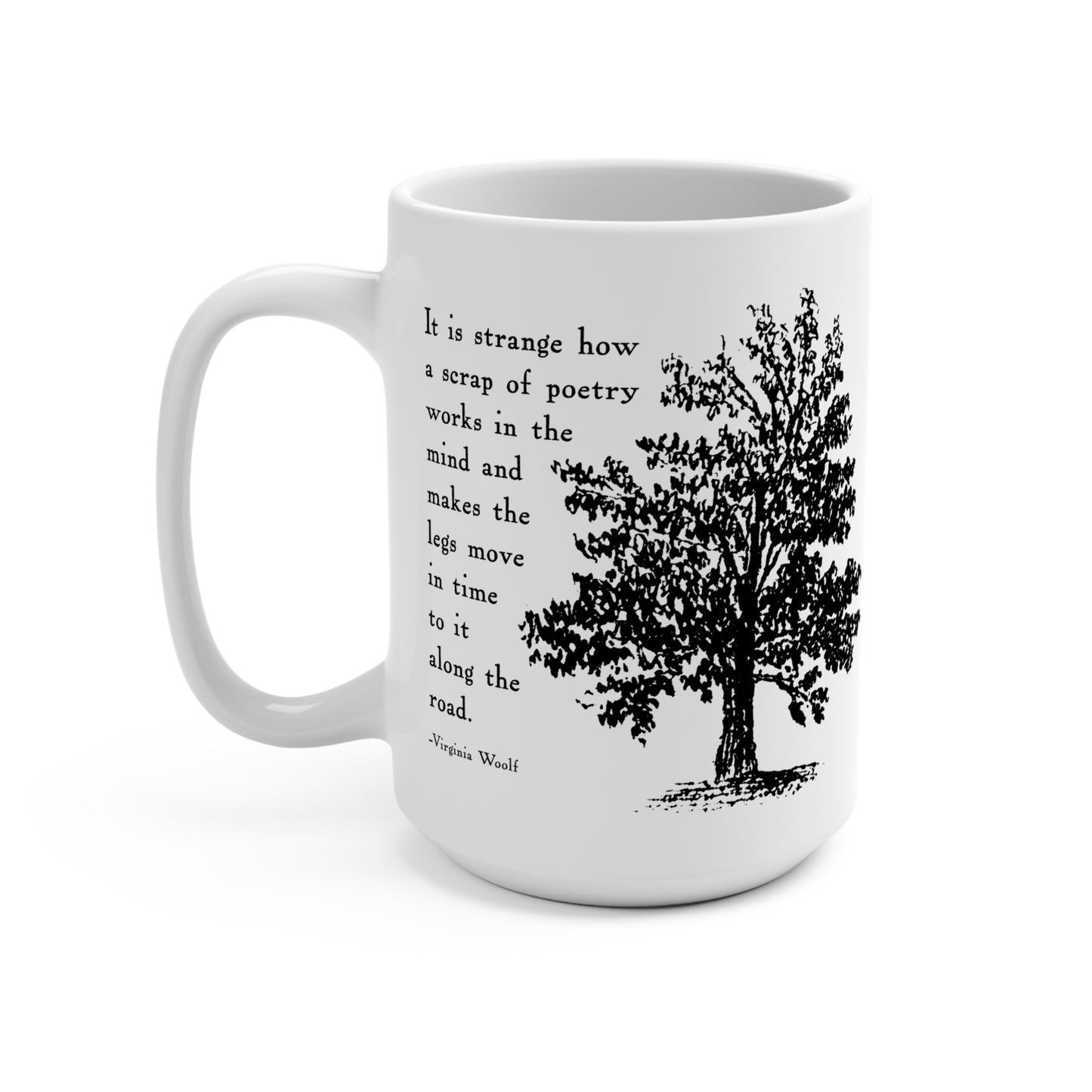 Virginia Woolf Poetry Mug