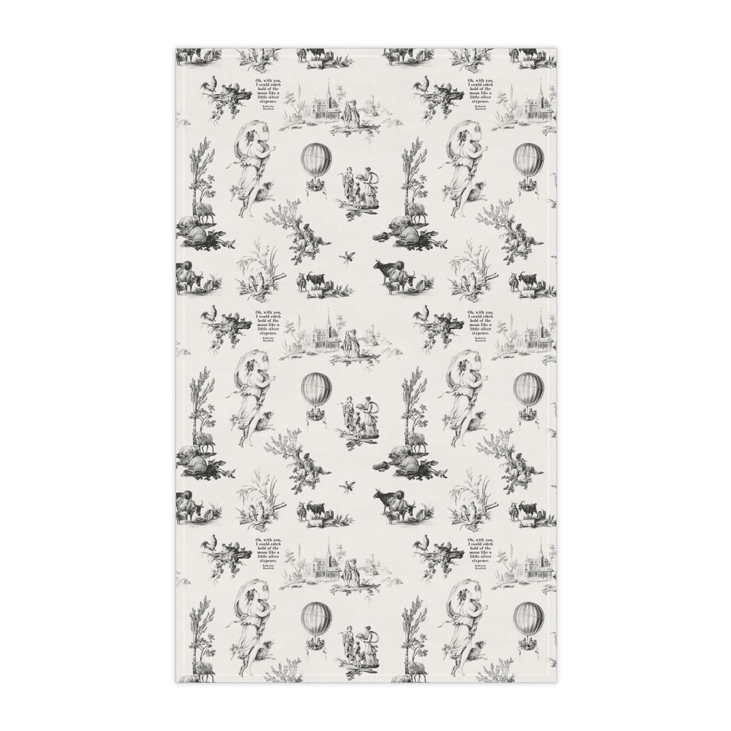 Catch Hold of the Moon Cotton Tea Towel