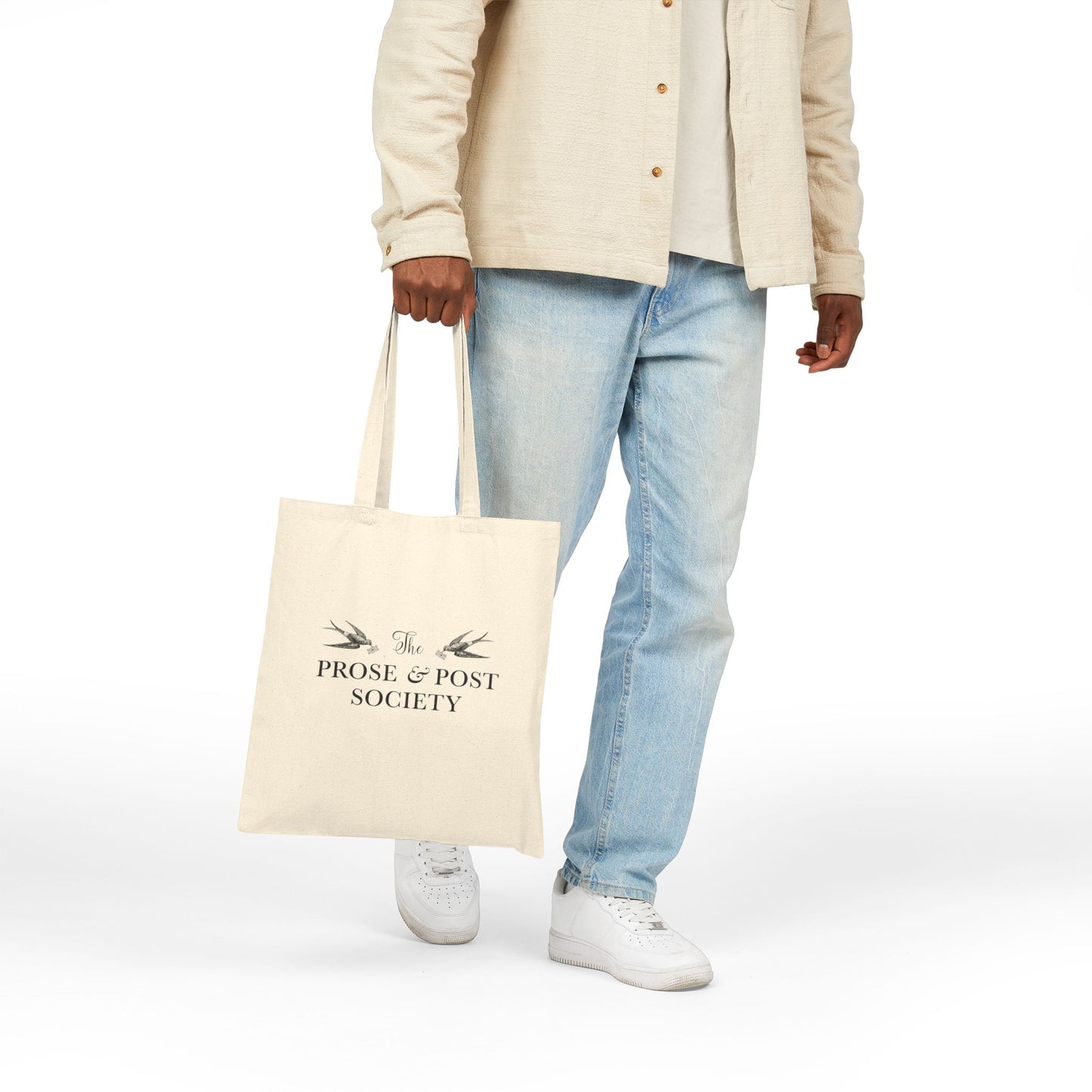 The Prose & Post Society Cotton Canvas Tote Bag