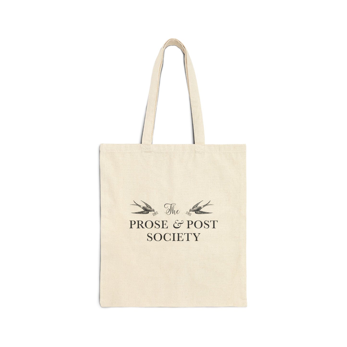 The Prose & Post Society Cotton Canvas Tote Bag