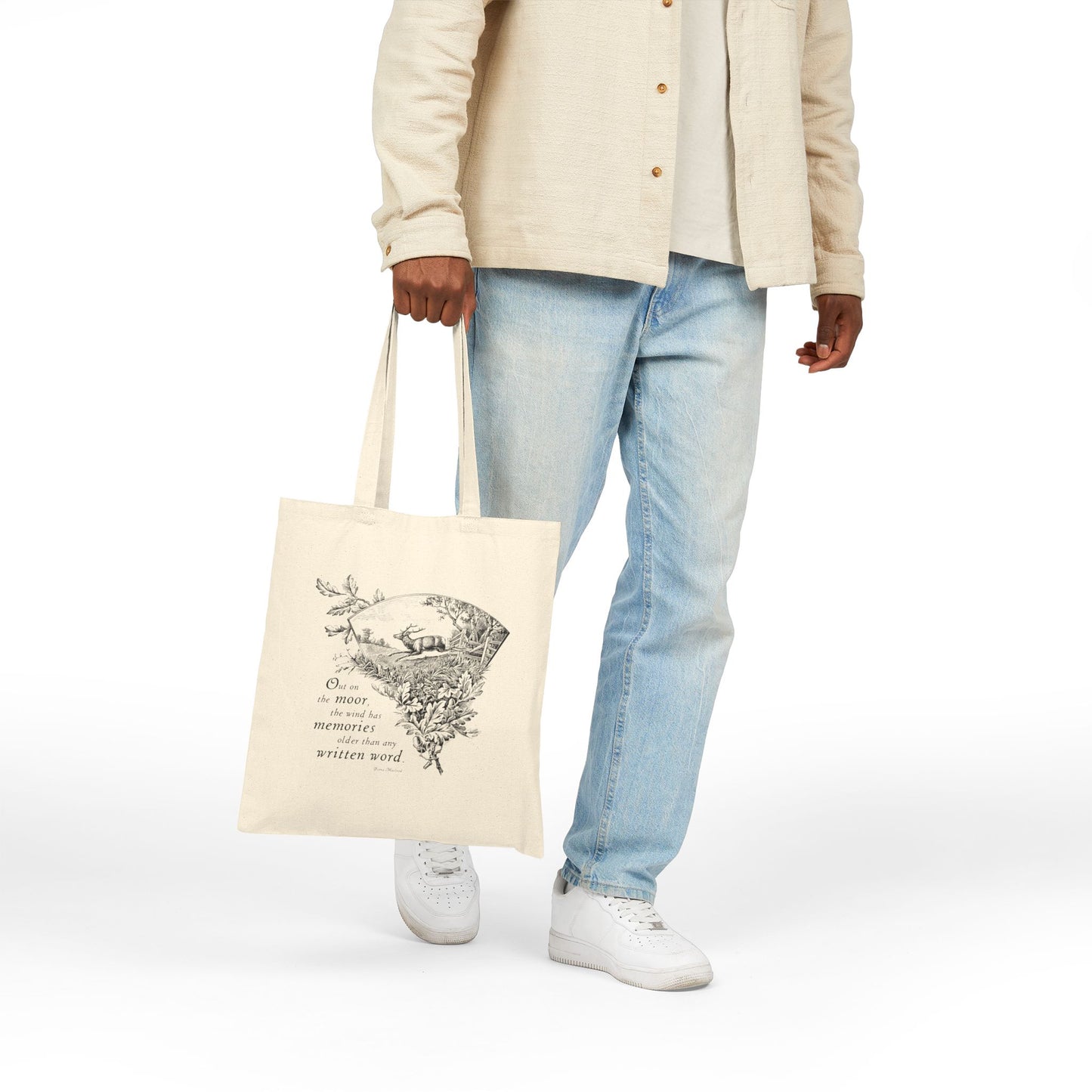 Out on the Moor Cotton Canvas Tote Bag