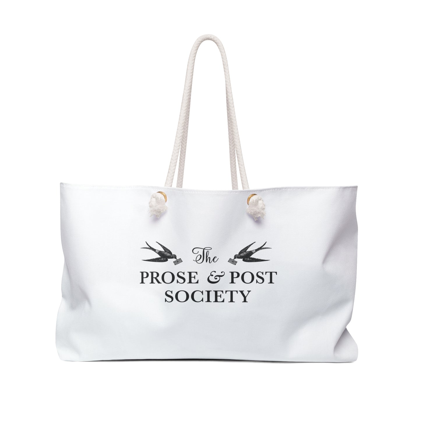 The Prose & Post Society Weekender Tote Bag