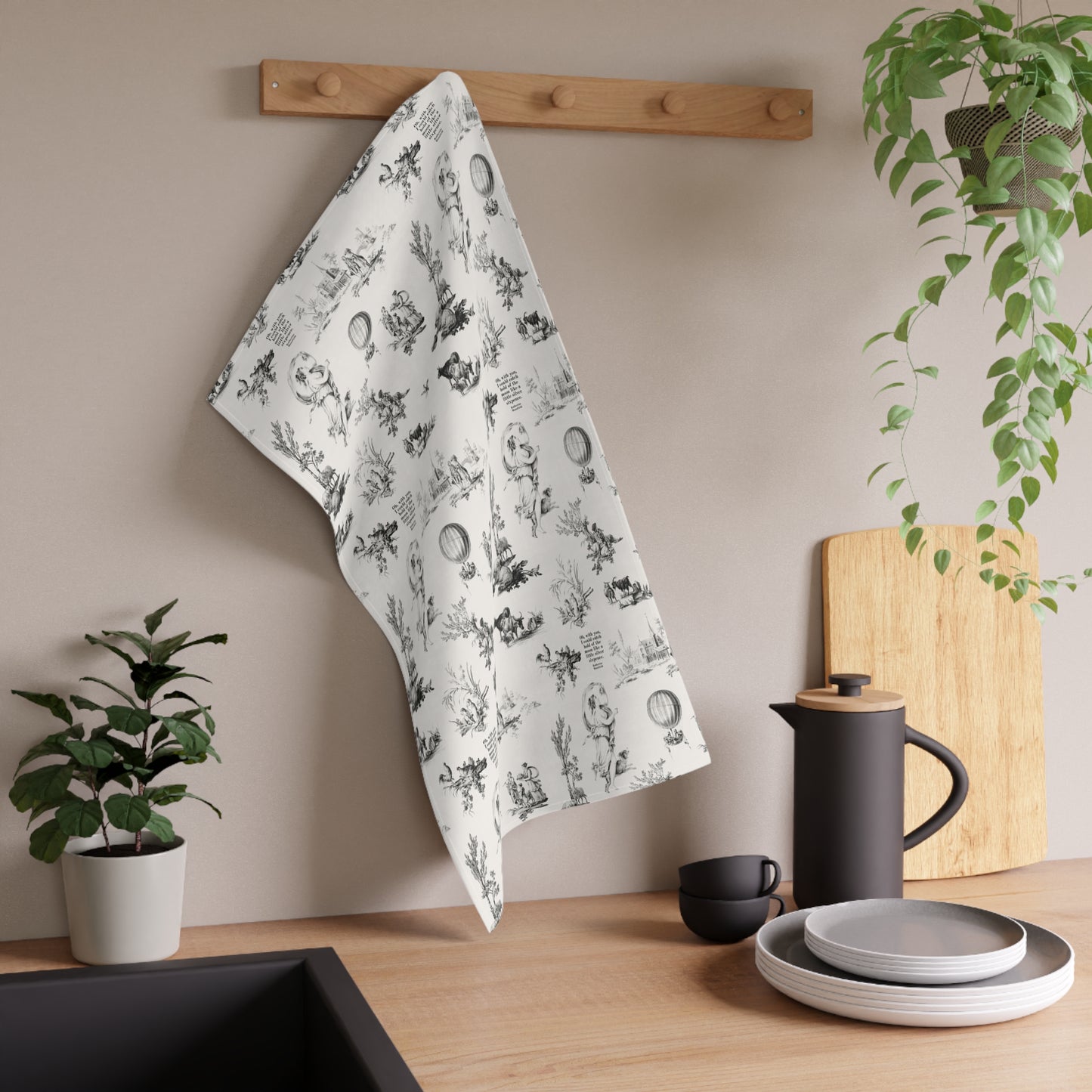 Catch Hold of the Moon Cotton Tea Towel
