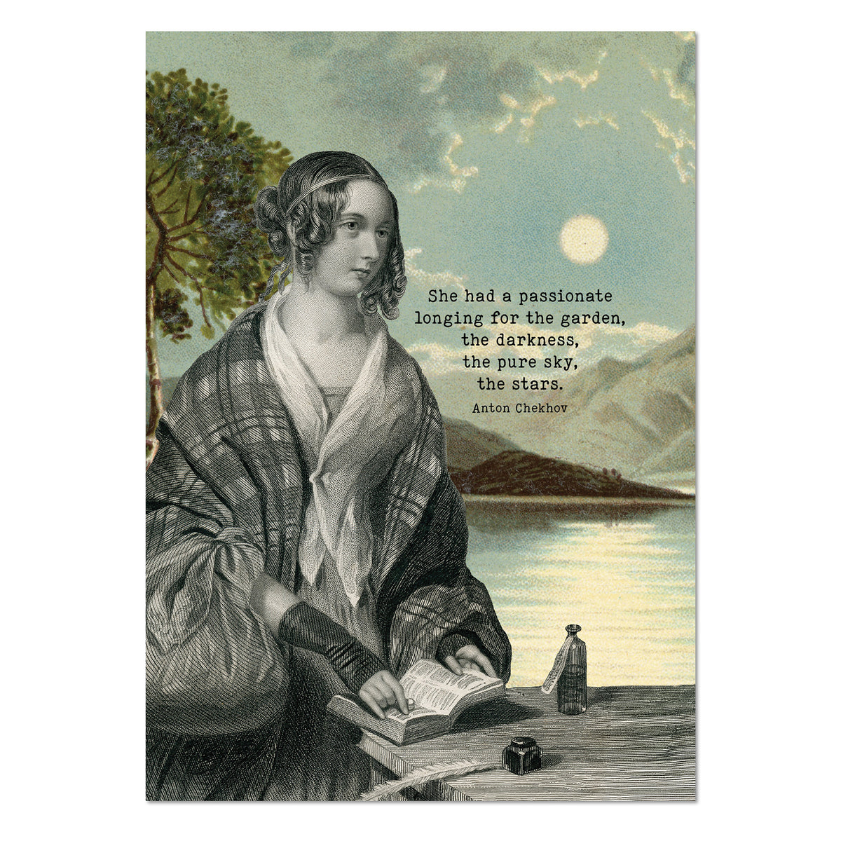 The Pure Sky, The Stars – 5×7 Art Print