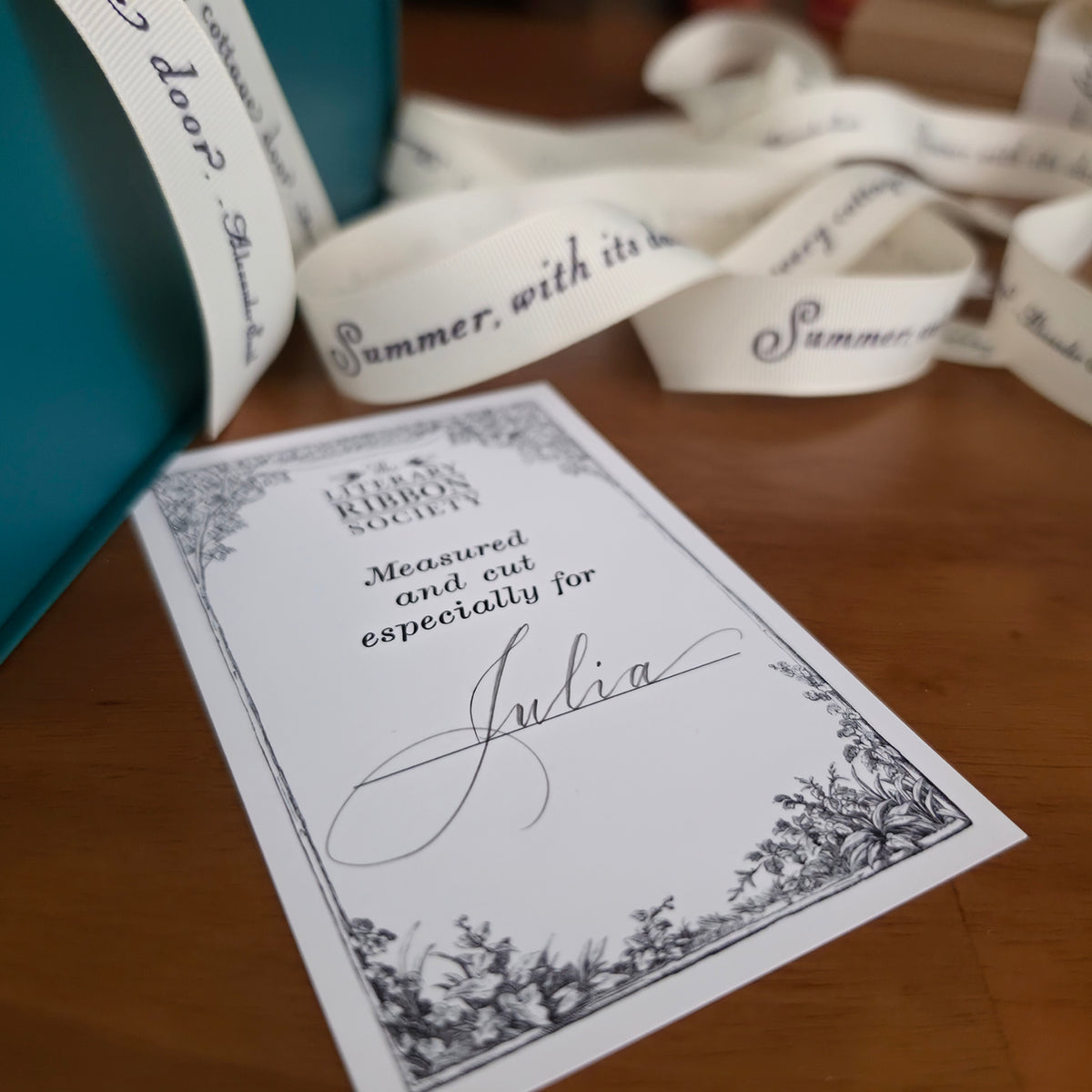 The Literary Ribbon Society