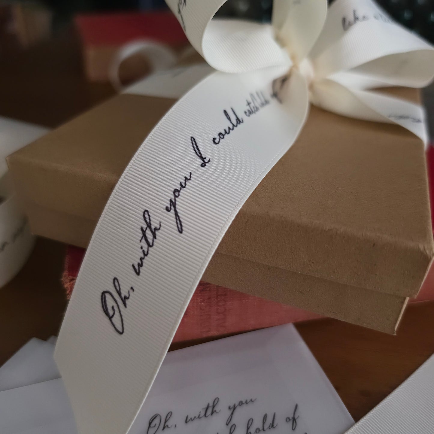 Literary Quote Ribbon — Backstock Sale