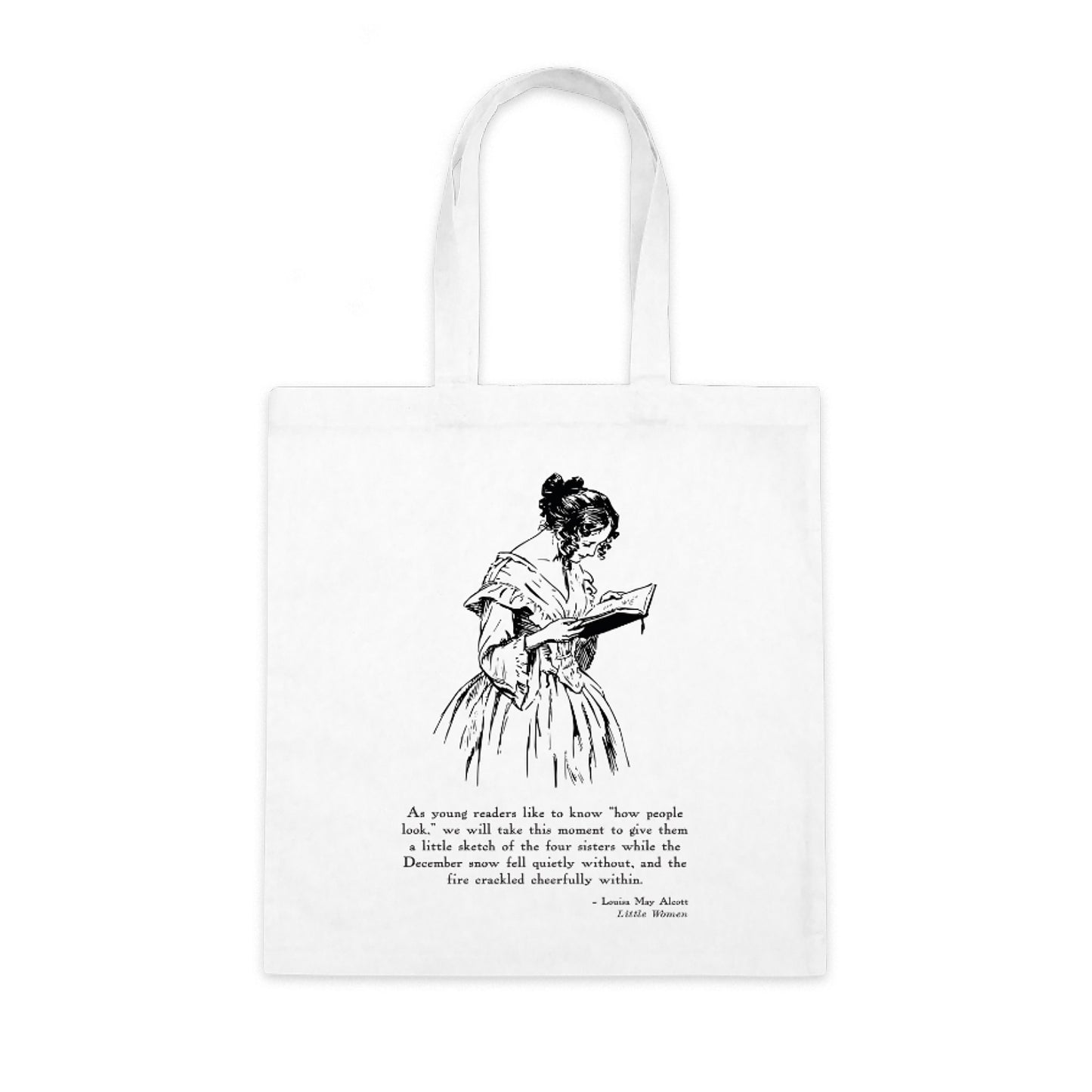 Little Women Literary Cotton Canvas Tote Bag