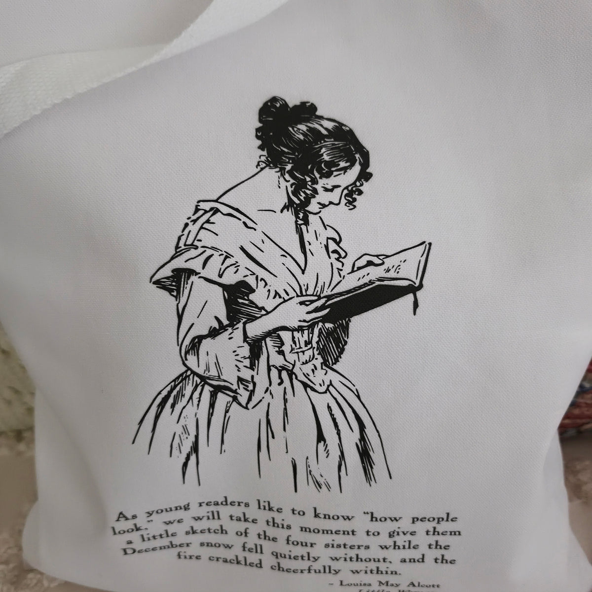 Little Women Literary Cotton Canvas Tote Bag