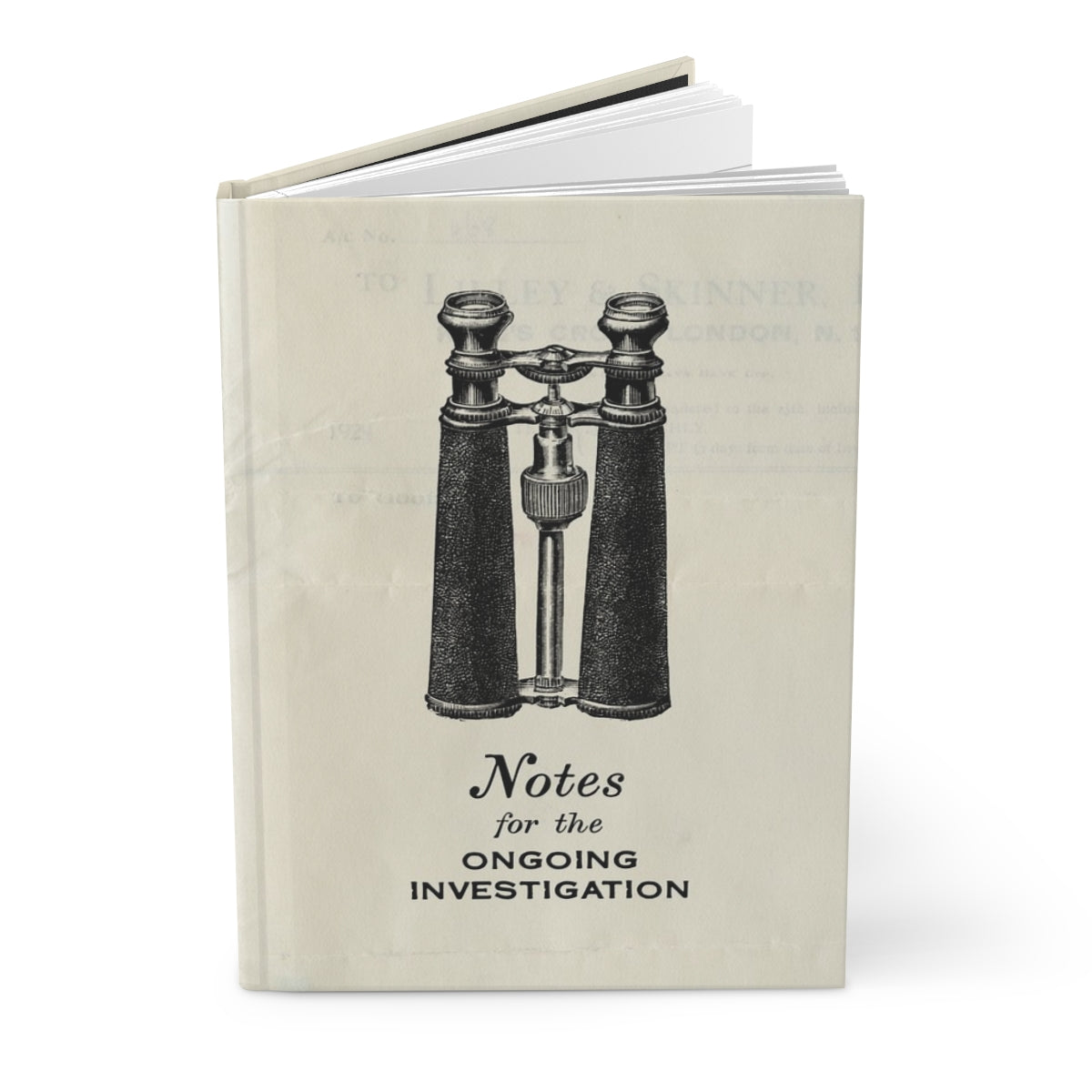 Notes for the Ongoing Investigation Hardcover Journal