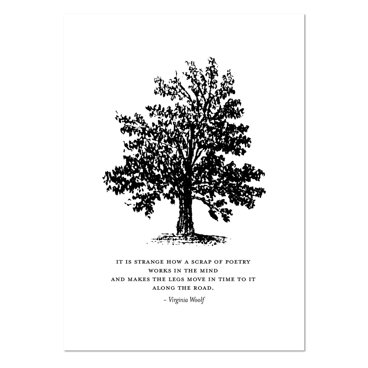 A Scrap of Poetry – 5×7 Art Print