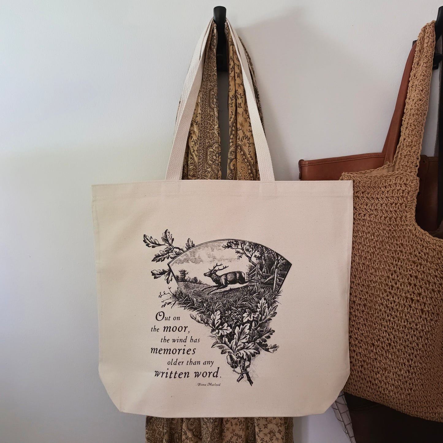 Out on the Moor Oversized Tote Bag