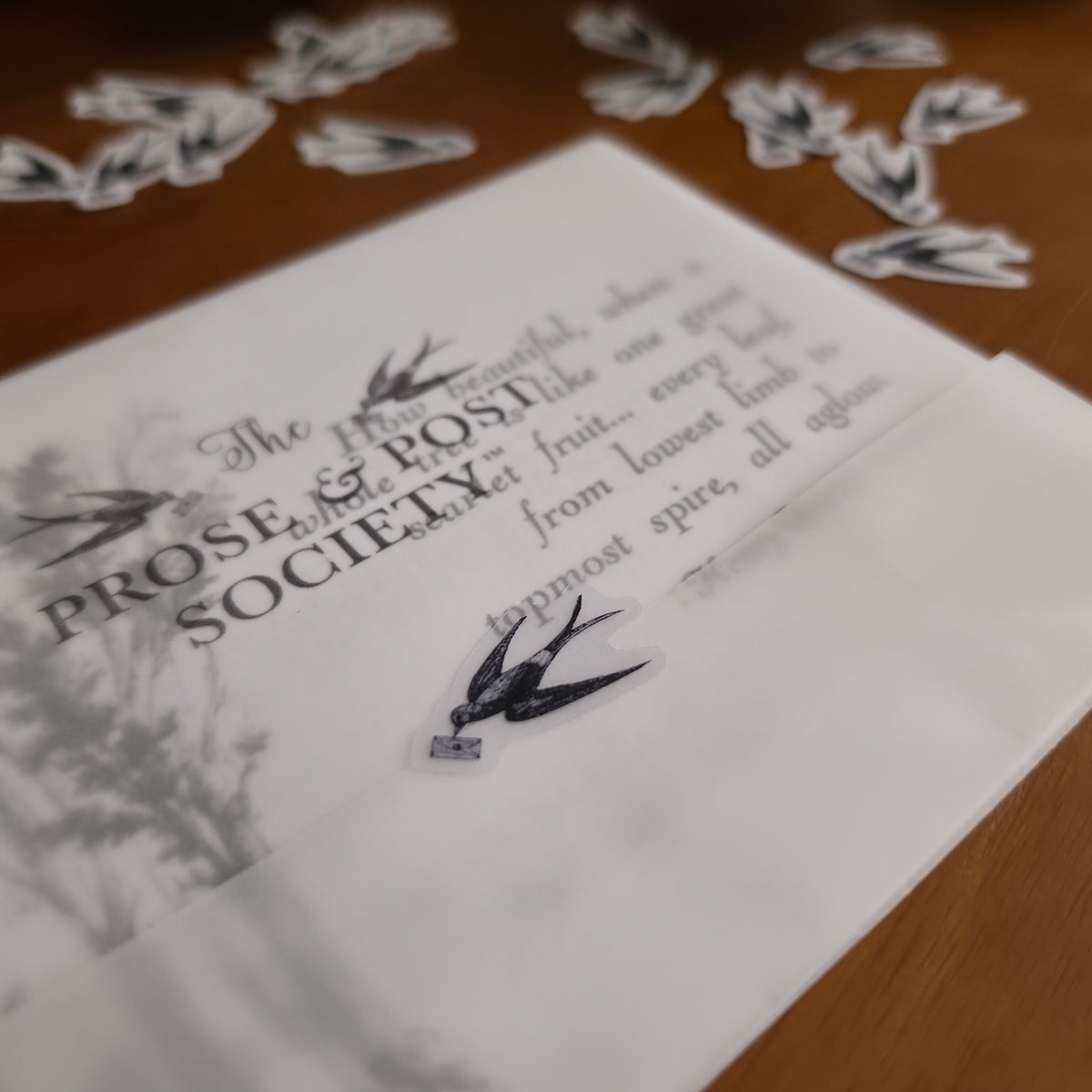 The Prose & Post Seal Stickers
