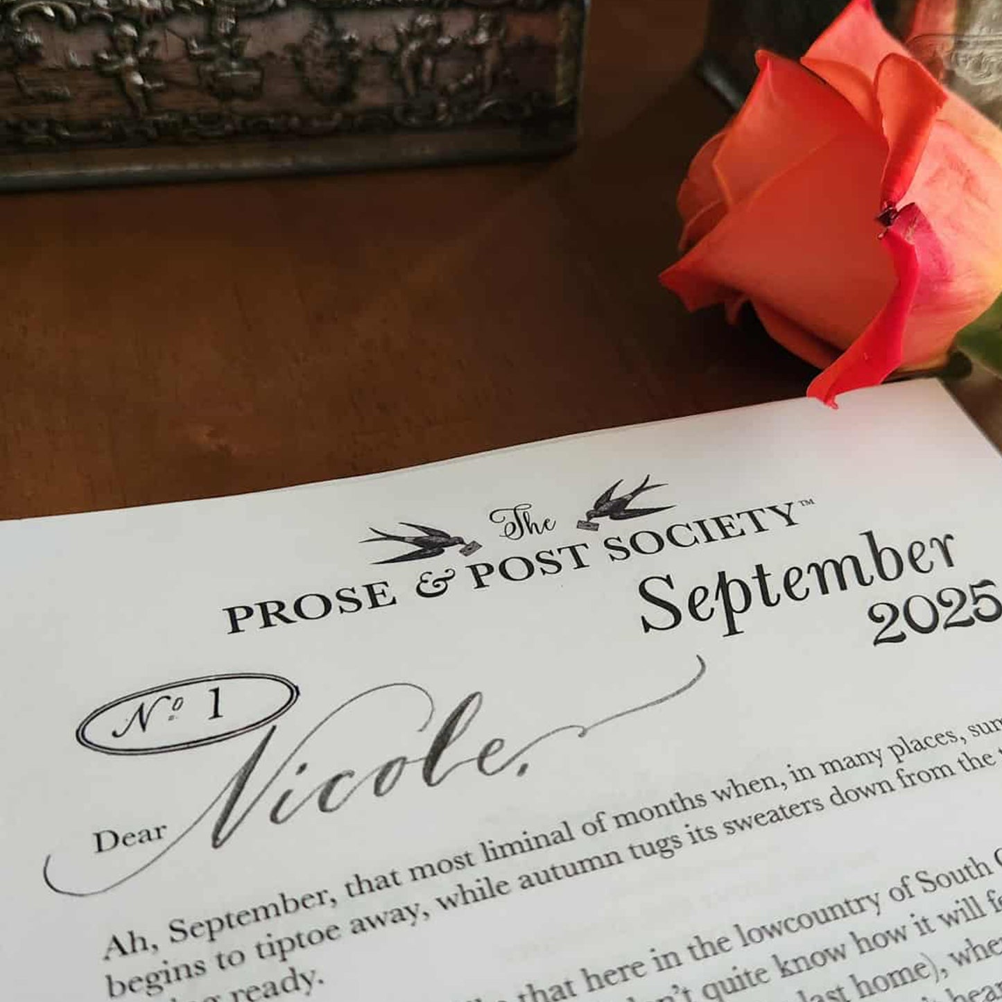 The Prose & Post Society