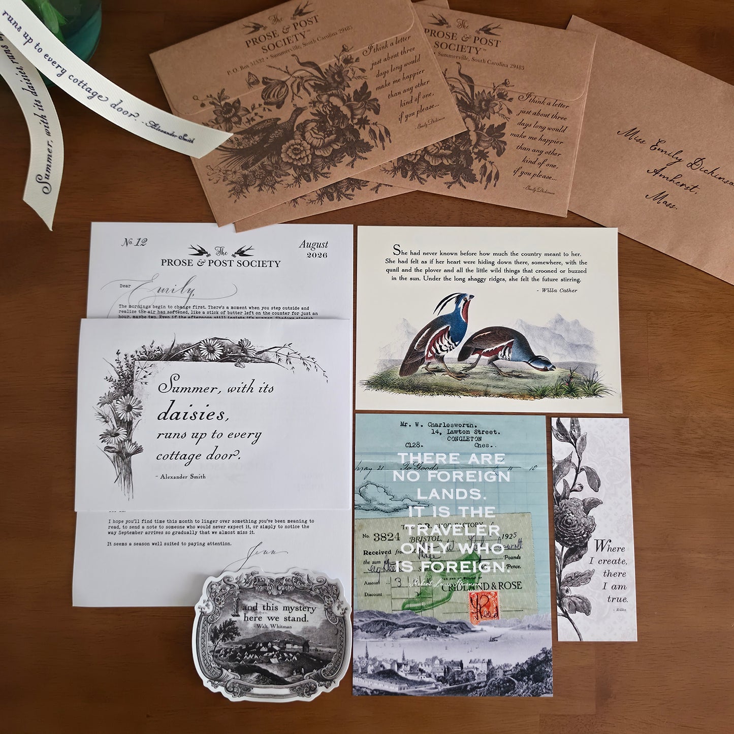 The Prose & Post Society