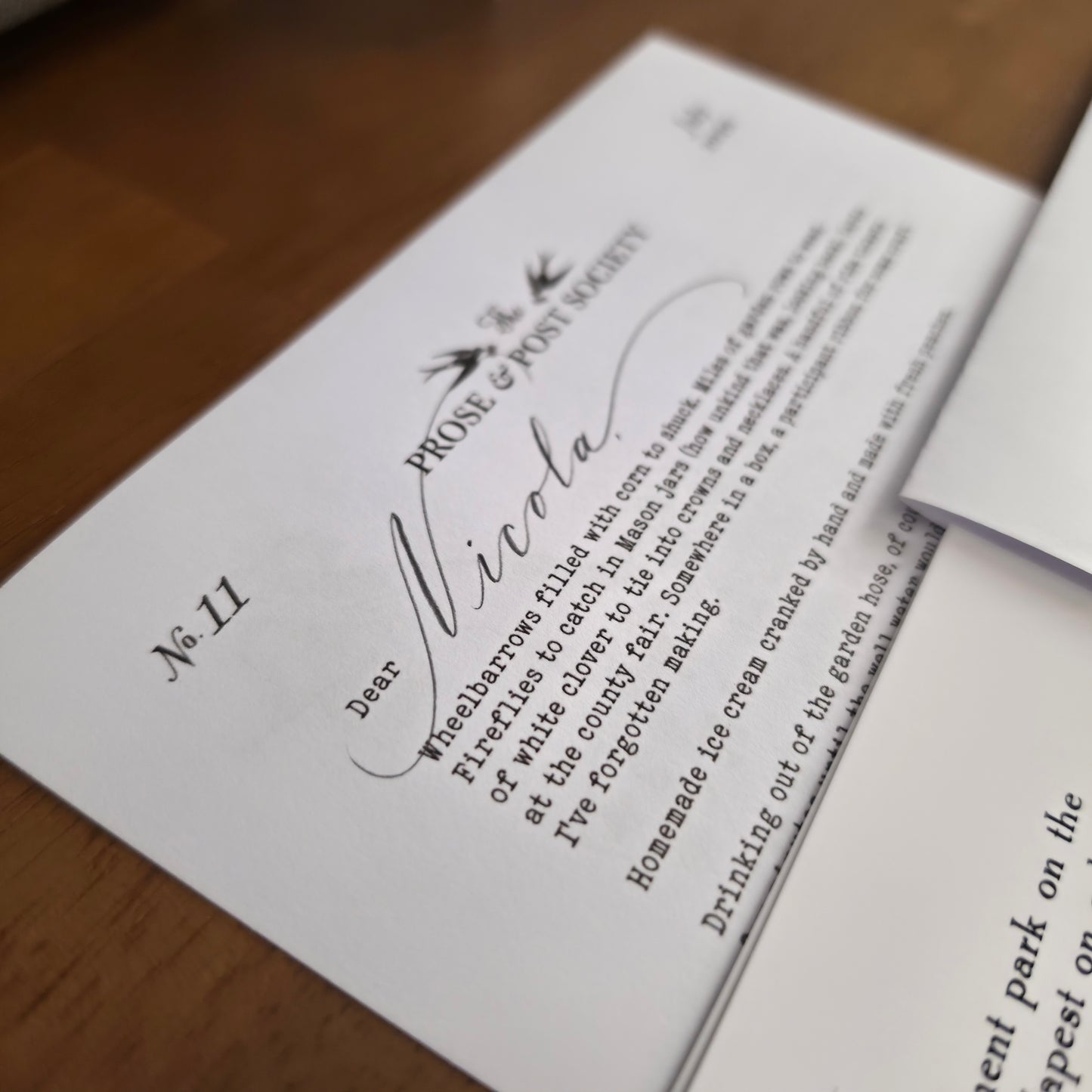 The Prose & Post Society