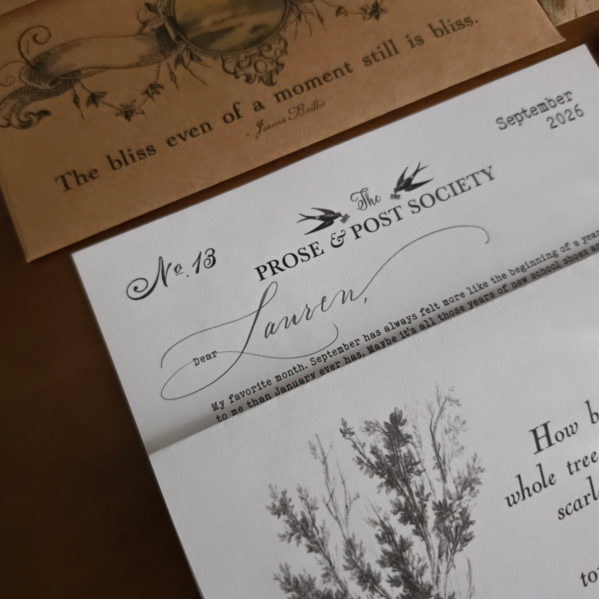 The Prose & Post Society