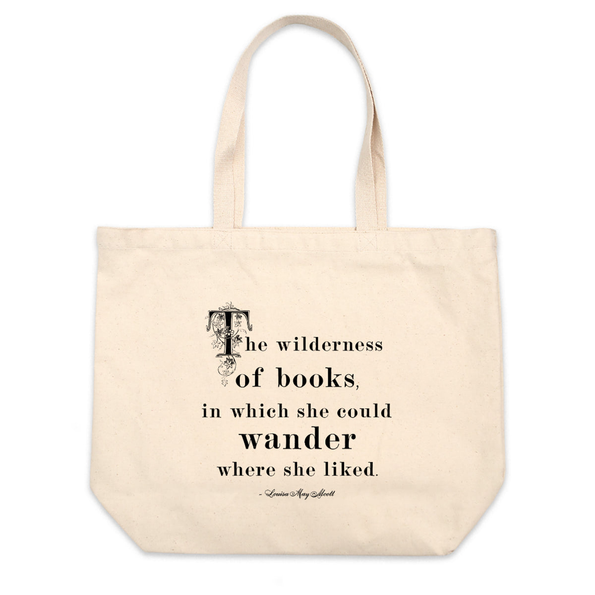 The Wilderness of Books Oversized Tote